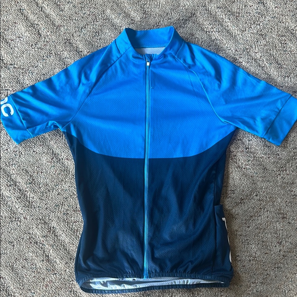 Men's Blue Cycling Jersey